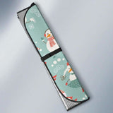 Cute Snowman Pattern Car Auto Sun Shades 172609 - YourCarButBetter