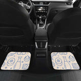 Cute Sushi Icon Pattern Front And Back Car Mats 142711 - YourCarButBetter