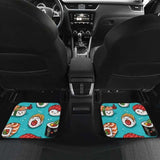 Cute Sushi Pattern Front And Back Car Mats 142711 - YourCarButBetter