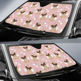 Cute Unicorn Pug Pattern Car Auto Sun Shades 172609 - YourCarButBetter