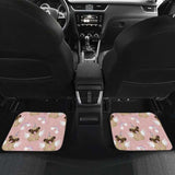 Cute Unicorn Pug Pattern Front And Back Car Mats 170817 - YourCarButBetter