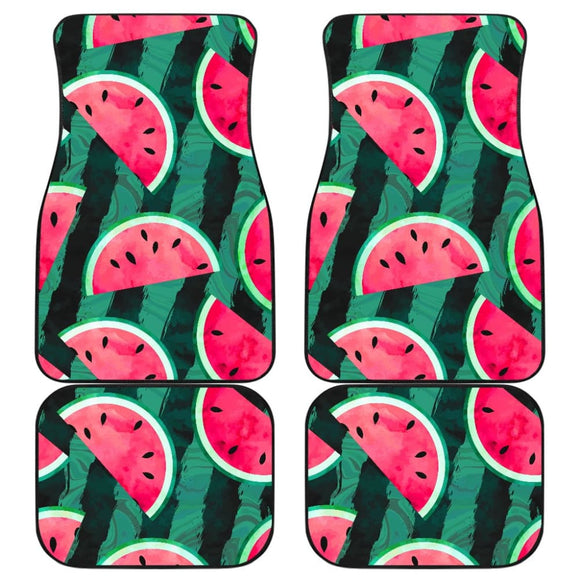 Cute Watermelon Pattern Print Amazing Gift Ideas Car Floor Mats 210507 - YourCarButBetter
