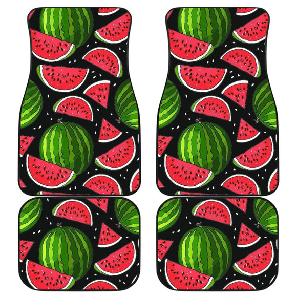 Cute Watermelon Pattern Print Car Floor Mats 212004 - YourCarButBetter