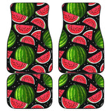 Cute Watermelon Pattern Print Car Floor Mats 212004 - YourCarButBetter