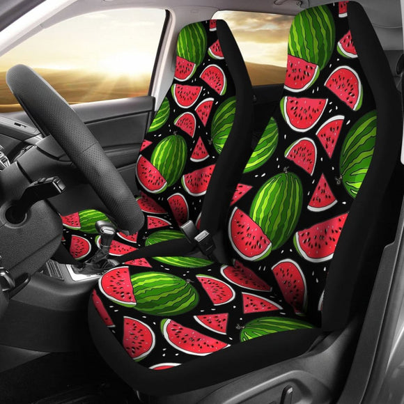 Cute Watermelon Pattern Print Car Seat Covers 212004 - YourCarButBetter