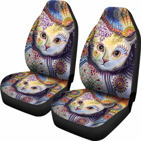 Cutest Kitty Cat Car Seat Covers 112428 - YourCarButBetter