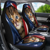 Cutest Kitty Pets Animals Car Seat Covers 112428 - YourCarButBetter
