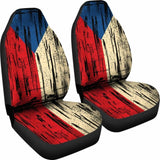 Czech Republic Grunge Flag Car Seat Cover 1 232125 - YourCarButBetter