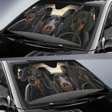 Dachshund Car Auto Sun Shade Funny Dog Windshield 172609 - YourCarButBetter