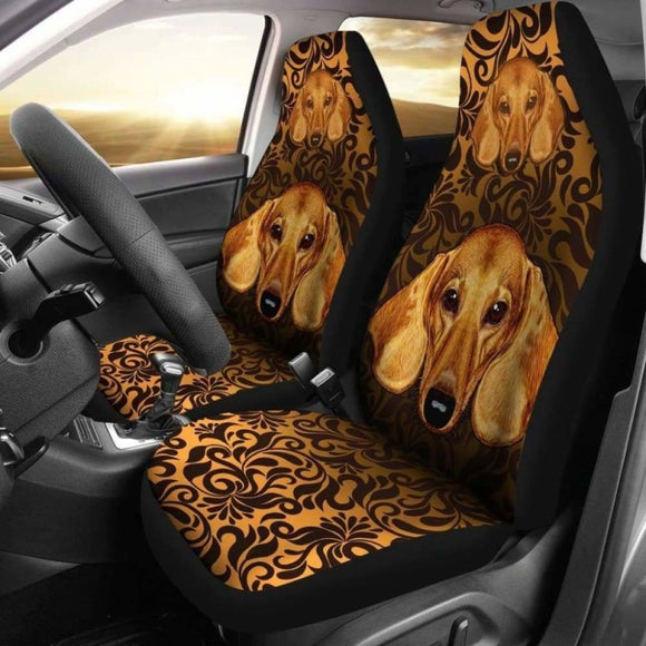 Dachshund Car Seat Covers 130 092813 - YourCarButBetter