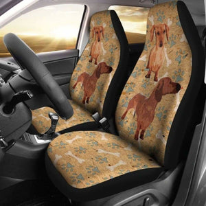 Dachshund Car Seat Covers Tan 092813 - YourCarButBetter