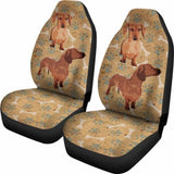 Dachshund Car Seat Covers Tan 092813 - YourCarButBetter