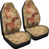 Dachshund Car Seat Covers Tan 092813 - YourCarButBetter