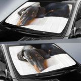 Dachshund Dog Symbol Of Germany Black Hd Car Sun Shade 172609 - YourCarButBetter