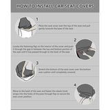 Dachshund Flower Car Seat Covers 092813 - YourCarButBetter