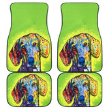 Dachshund Front And Back Car Mats 184610 - YourCarButBetter