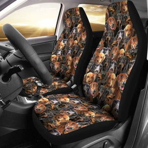 Dachshund Full Face Car Seat Covers 092813 - YourCarButBetter