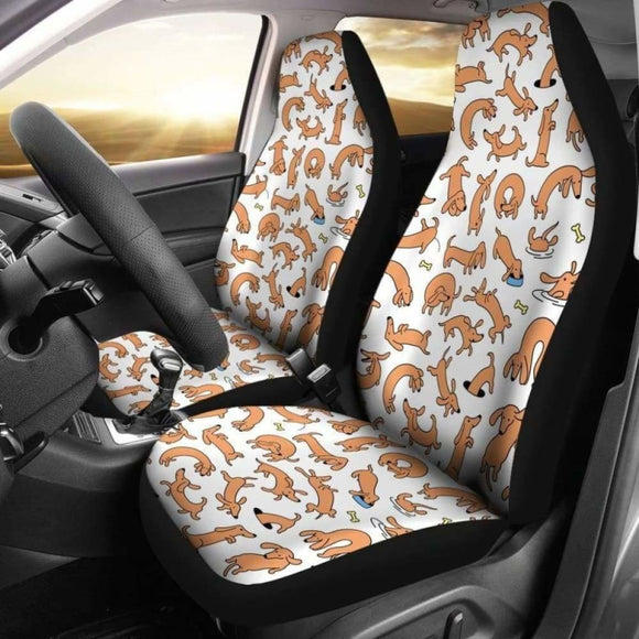 Dachshund Shades Patterns Car Seat Covers 092813 - YourCarButBetter