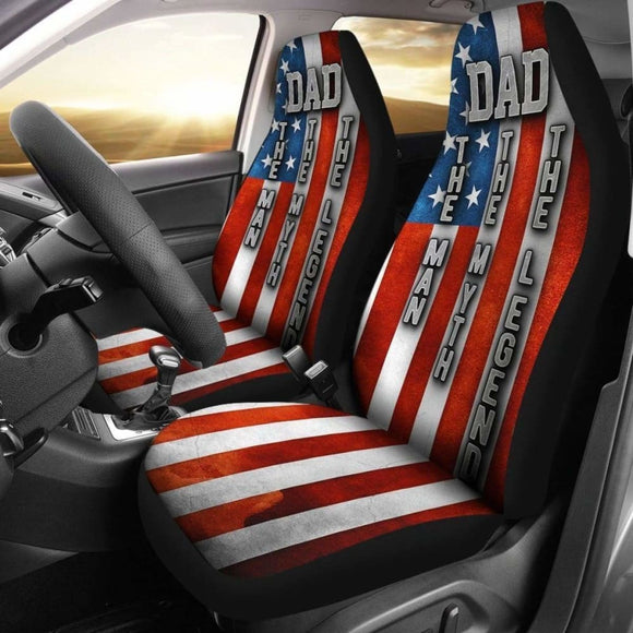 Dad The Man The Myth The Legend Car Seat Covers Gift Dad 5 174914 - YourCarButBetter