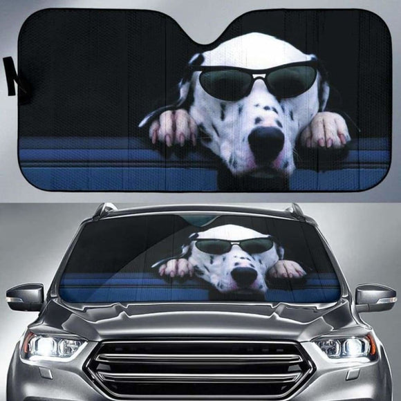 Dalmatian Auto Sun Shade 104020 - YourCarButBetter