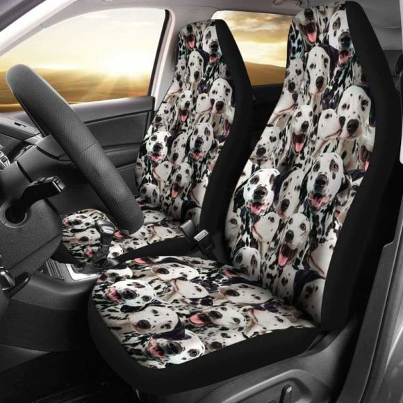 Dalmatian Full Face Car Seat Covers 154230 - YourCarButBetter