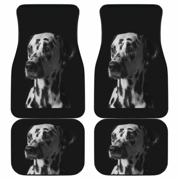 Dalmatians Dog Sad Face Car Floor Mats 154230 - YourCarButBetter