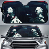 Dalmatians Driving Car Sun Shades 104020 - YourCarButBetter