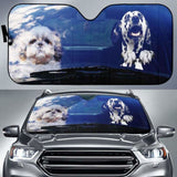 Dalmatians Driving Funny Car Sun Shades 104020 - YourCarButBetter