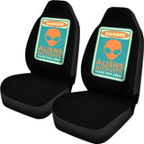 Danger Sign Aliens Activity Leave This Area Car Seat Covers Custom 2 212903 - YourCarButBetter