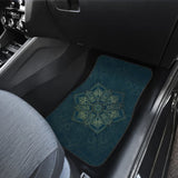 Dark Blue Mandala Star Car Floor Mats 211706 - YourCarButBetter