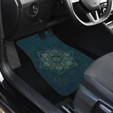 Dark Blue Mandala Star Car Floor Mats 211706 - YourCarButBetter