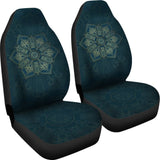 Dark Blue Mandala Star Car Seat Covers 211706 - YourCarButBetter