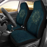 Dark Blue Mandala Star Car Seat Covers 211706 - YourCarButBetter