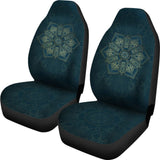 Dark Blue Mandala Star Car Seat Covers 211706 - YourCarButBetter