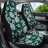 Dark Emerald Green Baroque Car Seat Covers 153908 - YourCarButBetter