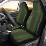 Dark Green Reptile Snake Skin Car Seat Covers 232125 - YourCarButBetter