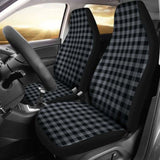 Dark Grey Buffalo Plaid Car Seat Covers 105905 - YourCarButBetter