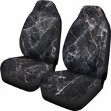 Dark Grey Stone Marble Car Seat Covers 110424 - YourCarButBetter