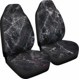 Dark Grey Stone Marble Car Seat Covers 110424 - YourCarButBetter