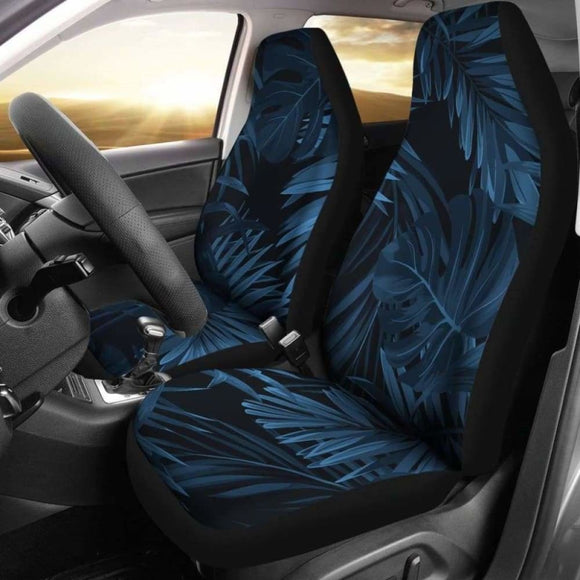 Dark Leaves Car Seat Covers 153908 - YourCarButBetter