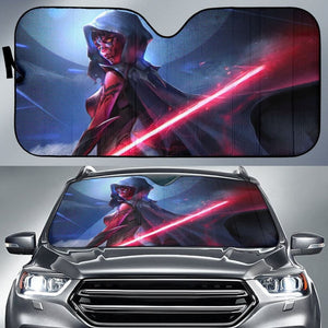 Darth Maul Star Wars Lightsaber Car Auto Sun Shade 094201 - YourCarButBetter