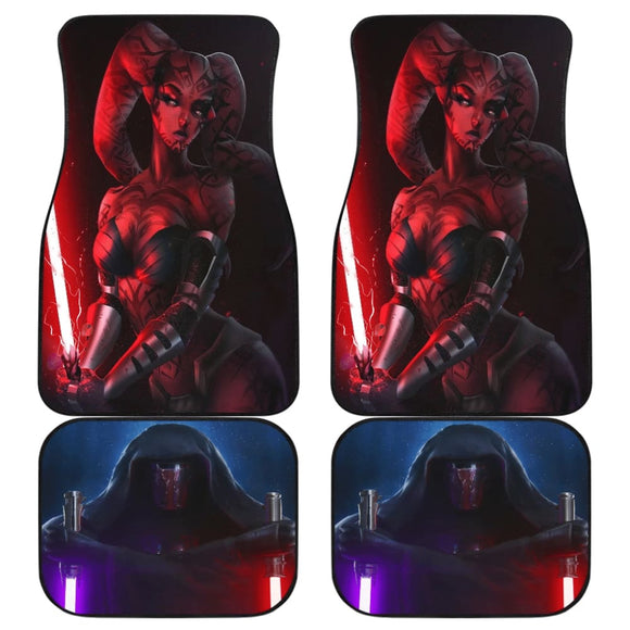 Darth Raven And Darth Talon Star Wars Lightsaber Car Floor Mats 094201 - YourCarButBetter