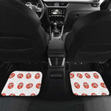 Daruma Japanese Wooden Doll Pattern Front And Back Car Mats 094201 - YourCarButBetter