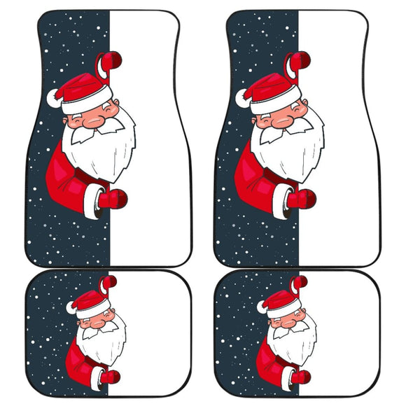 Decorative Car Floor Mats Santa Claus 211603 - YourCarButBetter