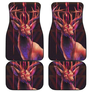 Deer Art Design Car Floor Mats Animals Fantasy 211902 - YourCarButBetter