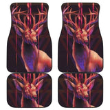 Deer Art Design Car Floor Mats Animals Fantasy 211902 - YourCarButBetter