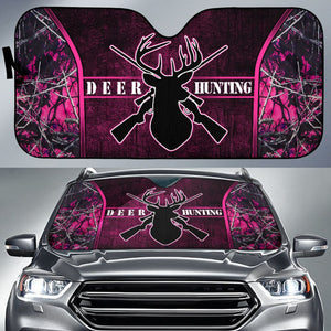 Deer Hunting Muddy Girl Car Auto Sun Shades Custom 2 210401 - YourCarButBetter