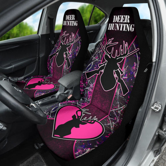 Deer Hunting Muddy Girl Car Seat Covers Custom 2 210401 - YourCarButBetter