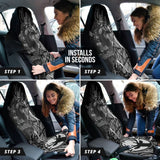 Deer Hunting Muddy Girl Harvest Moon Car Seat Covers Custom 1 210401 - YourCarButBetter