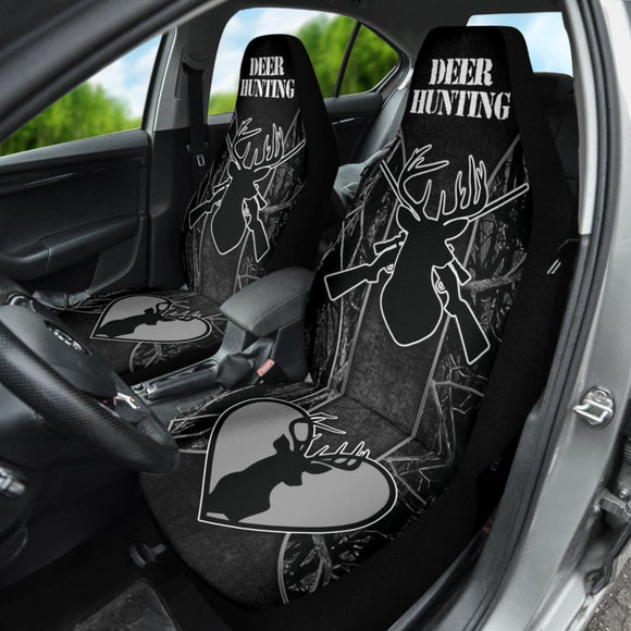 Deer Hunting Muddy Girl Harvest Moon Car Seat Covers Custom 2 210401 - YourCarButBetter